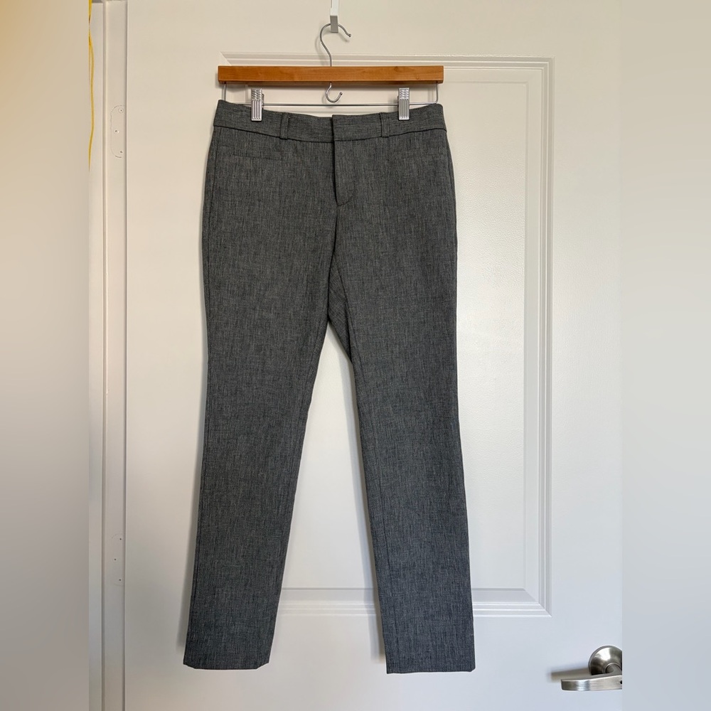 Banana Republic Sloan Charcoal Heather Gray Dress Pants | Size 0